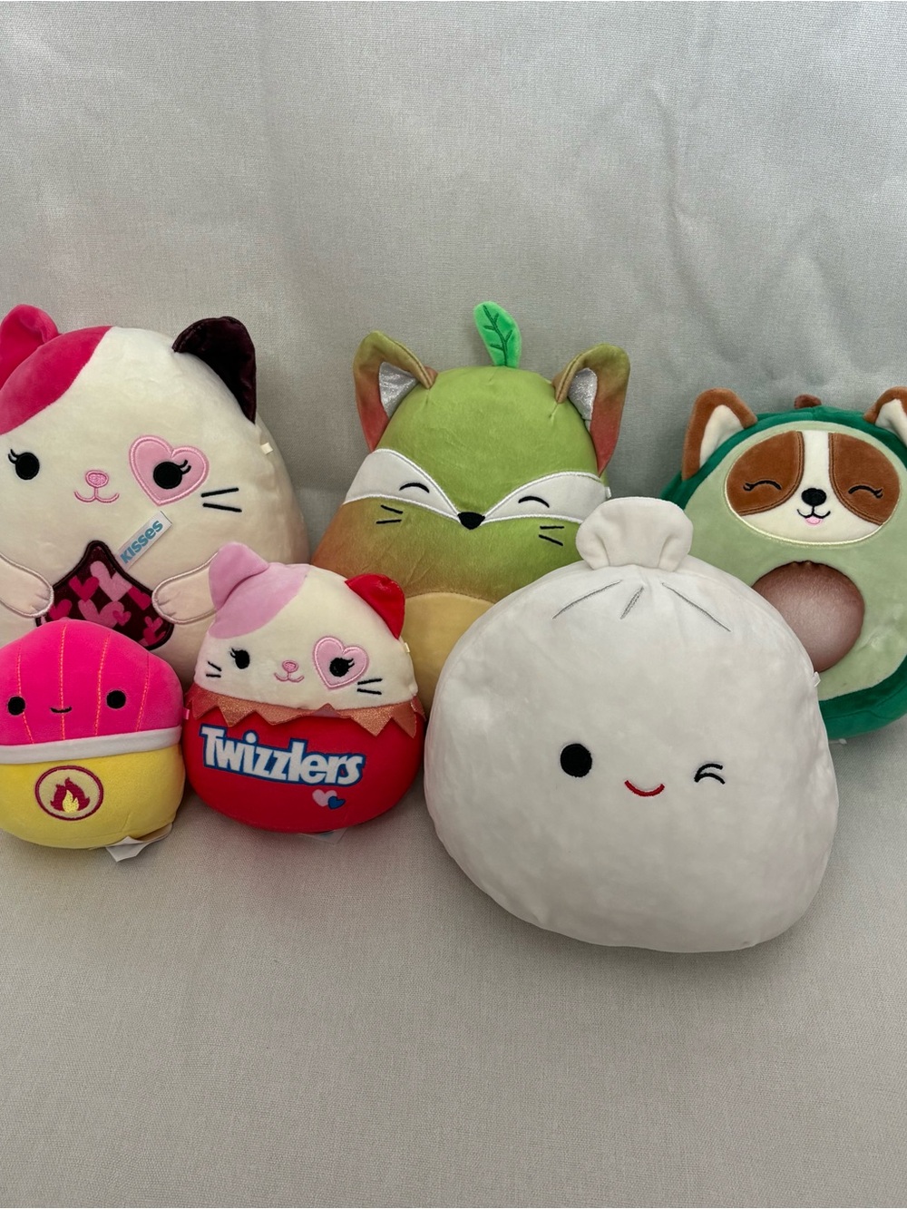 Lot Of 6 Food Related Squishmallows